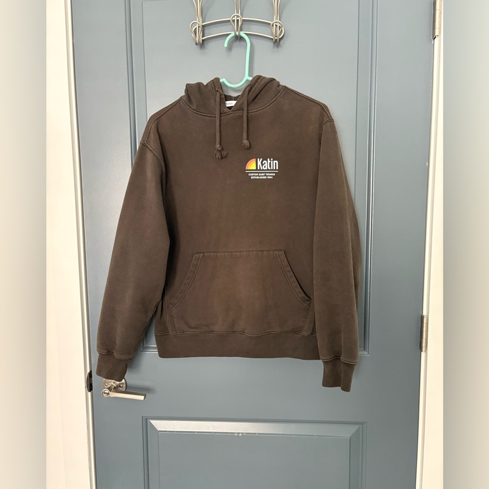 Katin black Hoodie with Logo